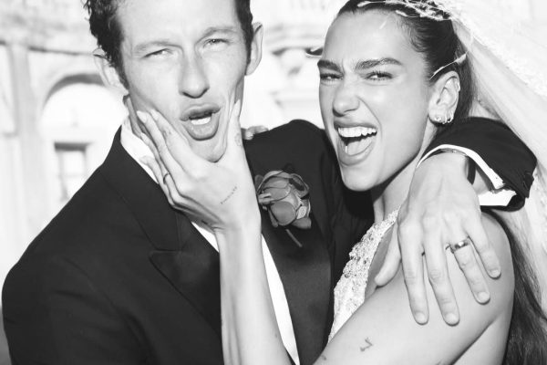 Dua Lipa and Callum Turner wedding photo 2026